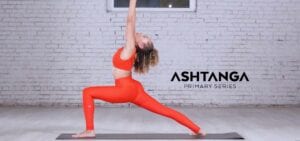 alo move primarry yoga series video with Laruga